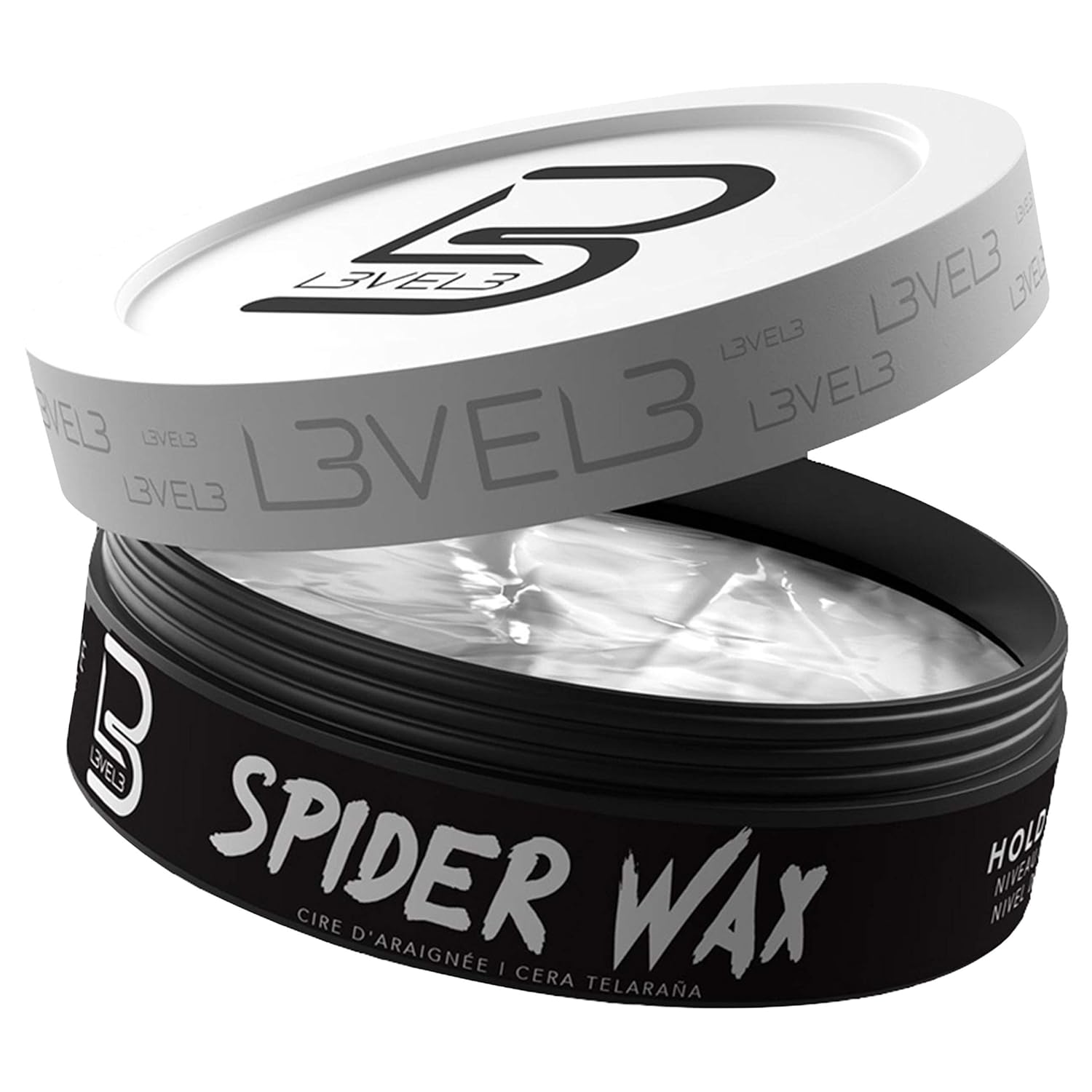 L3VEL3 Spider Wax Strong Hold Hair Styling Fiber Cream 5oz