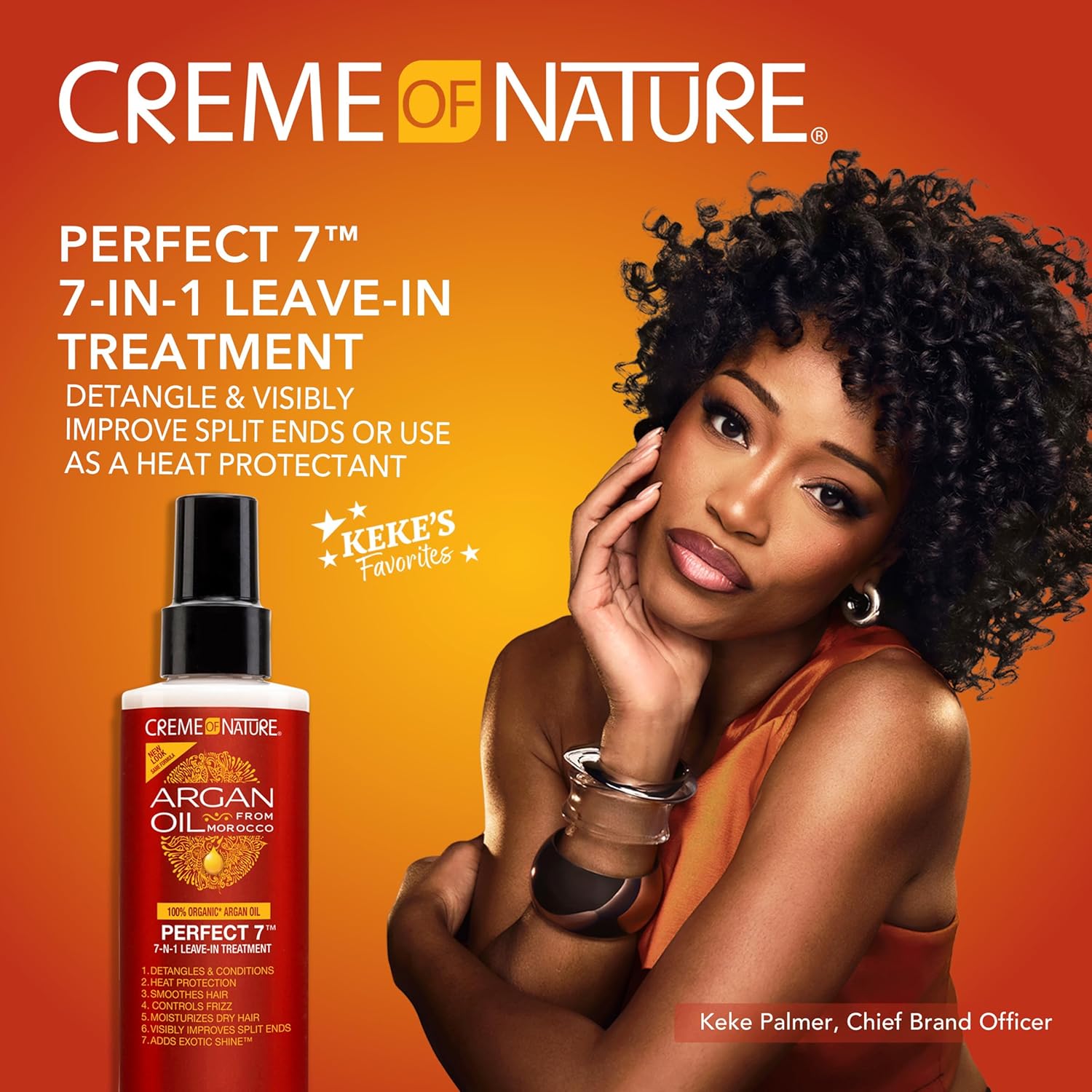 Creme of Nature Argan Oil 7-in-1 Leave-in Hair Treatment Spray