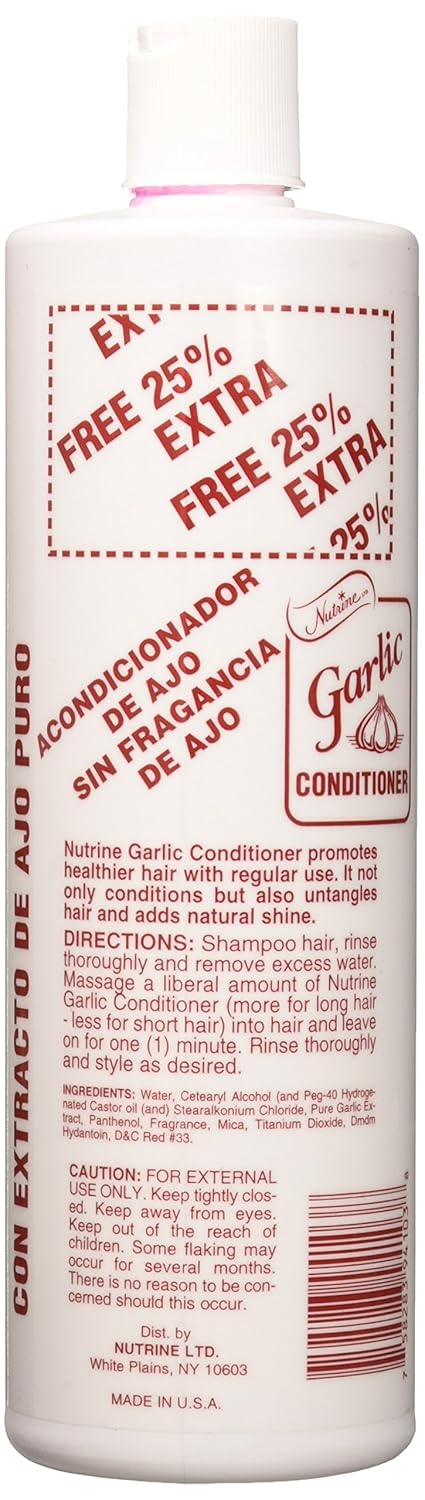 Nutrine Garlic Hair Conditioner 20 oz - DOLLARS UNIVERSE LLC