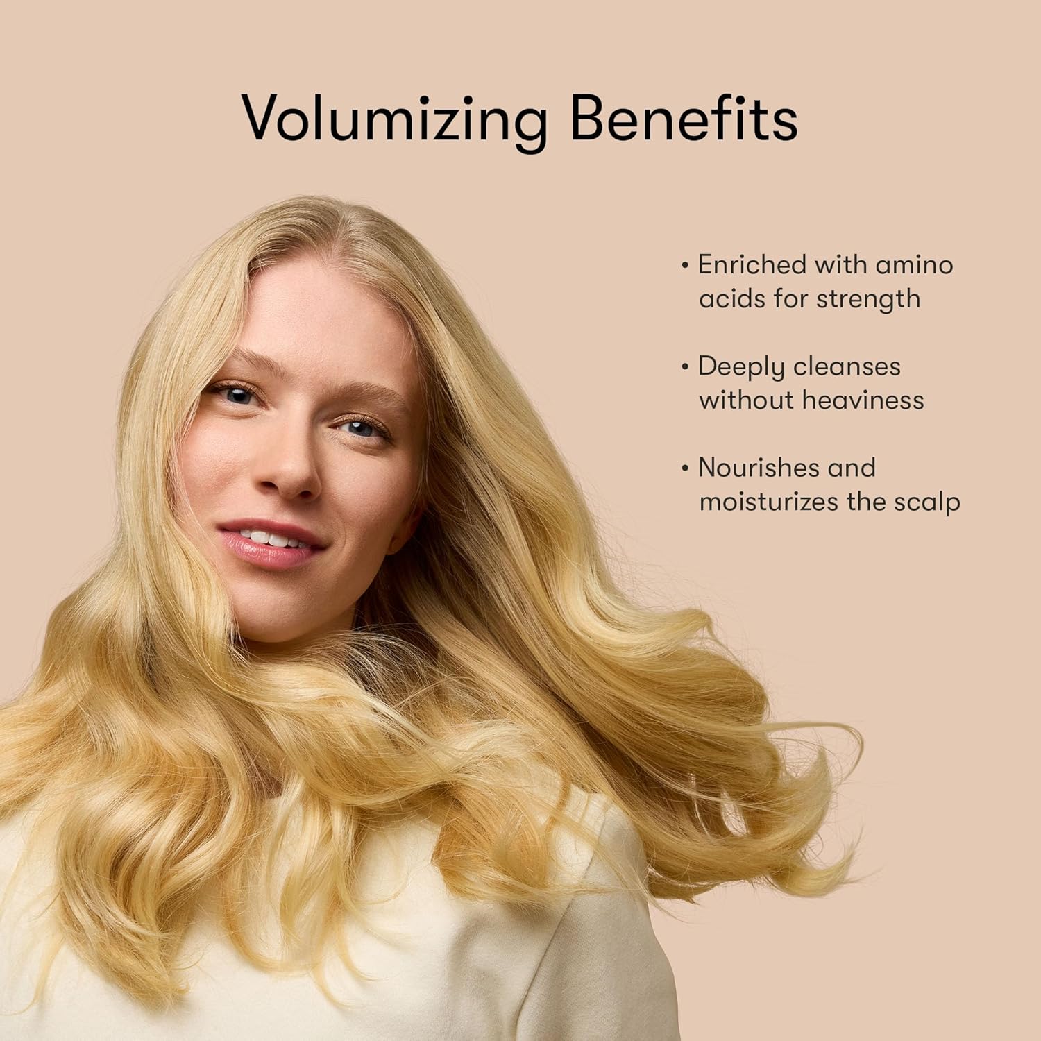 Odele Volumizing Sulfate-Free Shampoo for Fine Straight Wavy Hair