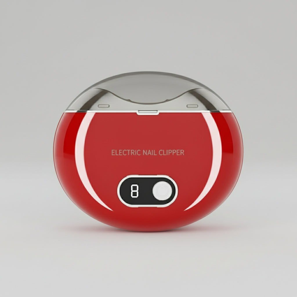 Automatic Nail Clipper - 360° Omnidirectional Cutting Mode, Type-C Charging, High Efficiency, Low Noise, White