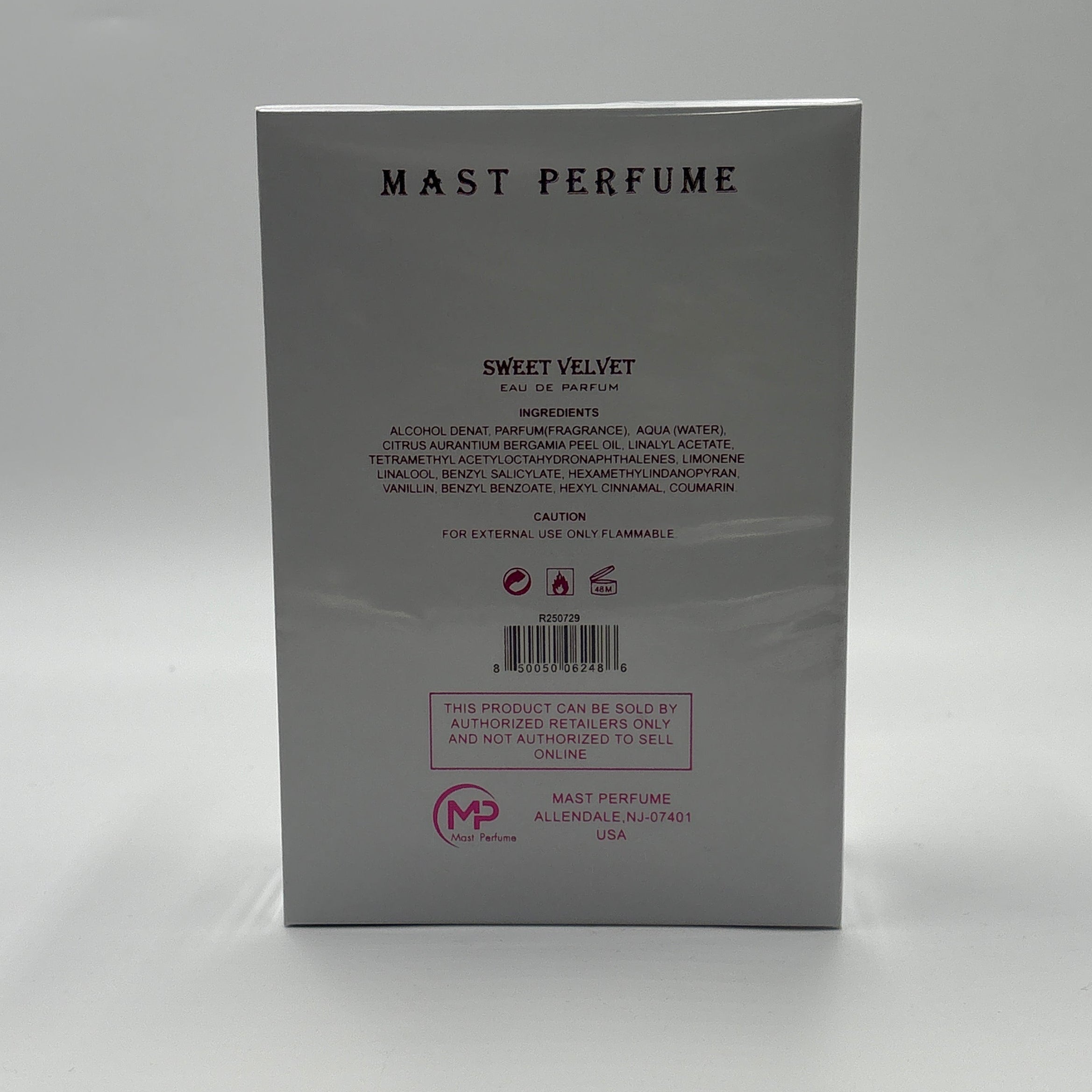 Sweet Velvet Mast Eau de Parfum – 100 ml - DOLLARS UNIVERSE LLC