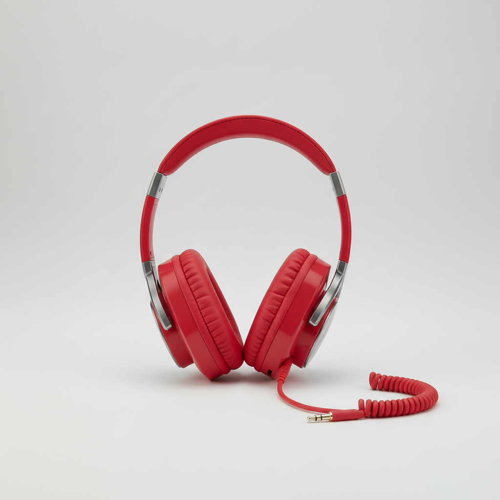 Motorola Pulse Max Over-Ear Wired Headphones – Powerful Sound with Built-In Microphone and Foldable Design