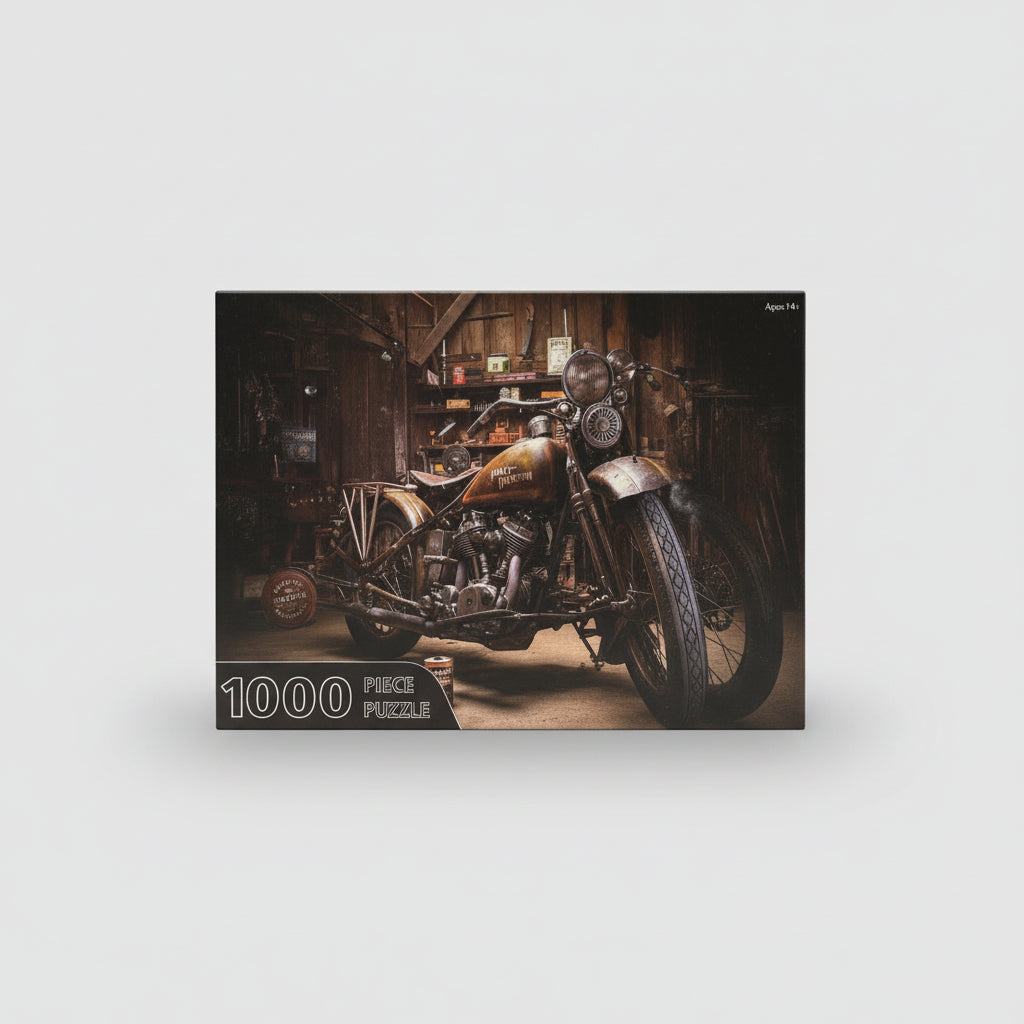 Product packaging with a label on a textured surface