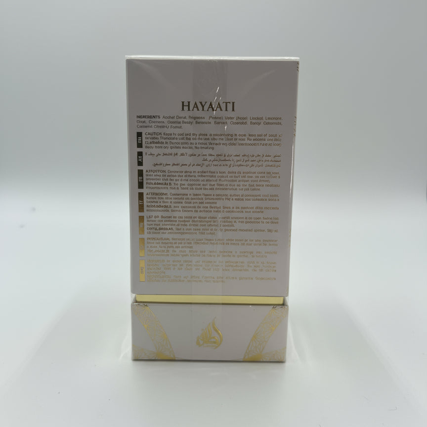 Lattafa Hayaati Gold Elixir Eau de Parfum for Men – 100ml (3.4 fl oz)