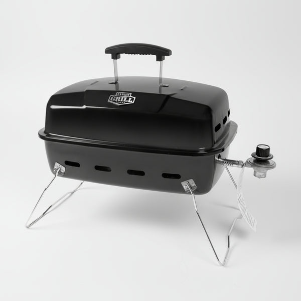 Expert Grill 17.5 Inch 10,000 BTU 1 Burner Portable Propane Gas Grill, Black, New Position 1