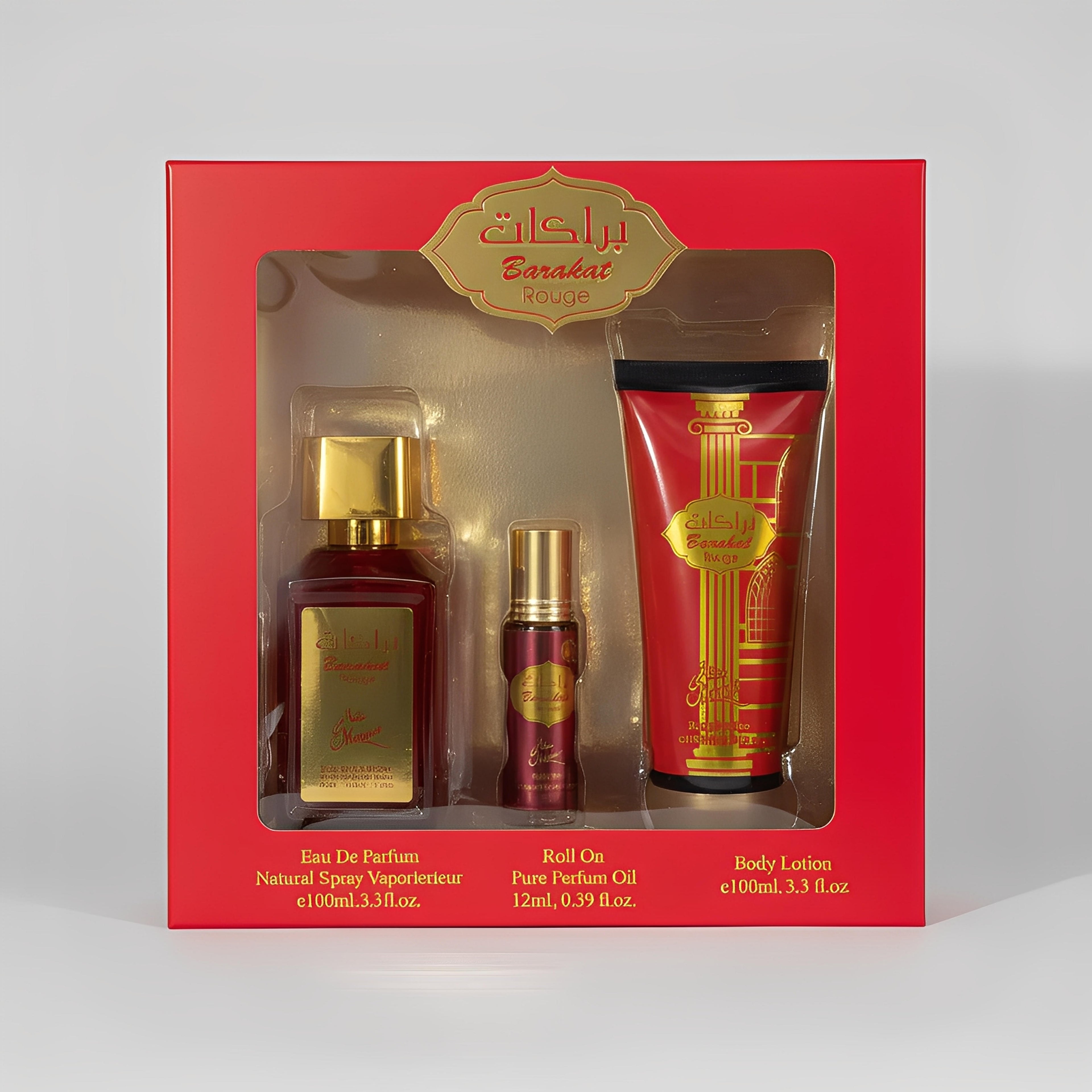 Magnate Black Eau de Parfum Roll-On Body Lotion Set – 100ml Eau de Parfum, 12ml Pure Oil, Sophisticated Woody Fragrance for Men