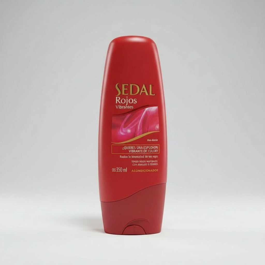 Bottles of Sedal and Joico hair care products on a store shelf.