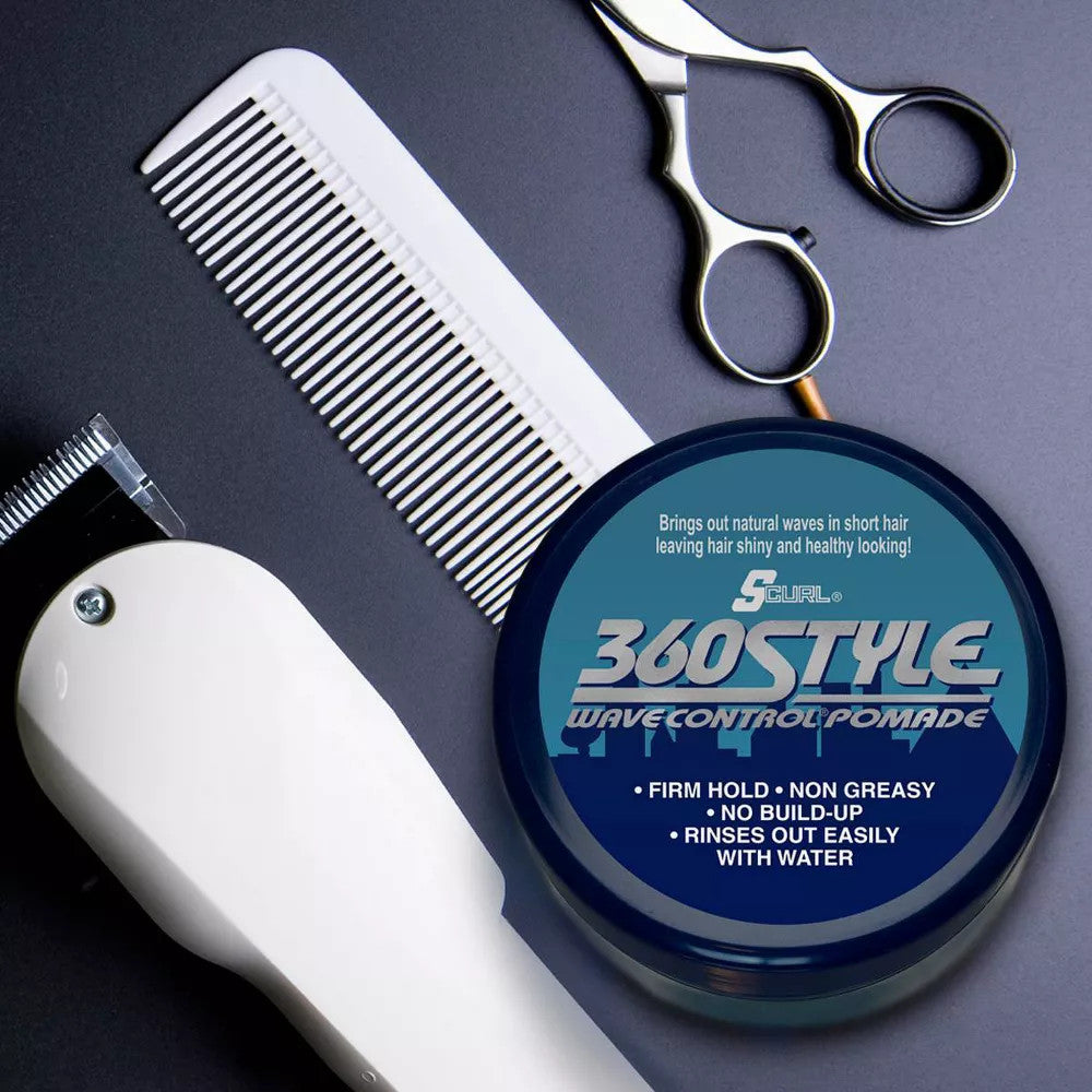 Lusters Scurl 360 Style Wave Control Pomade 3 oz