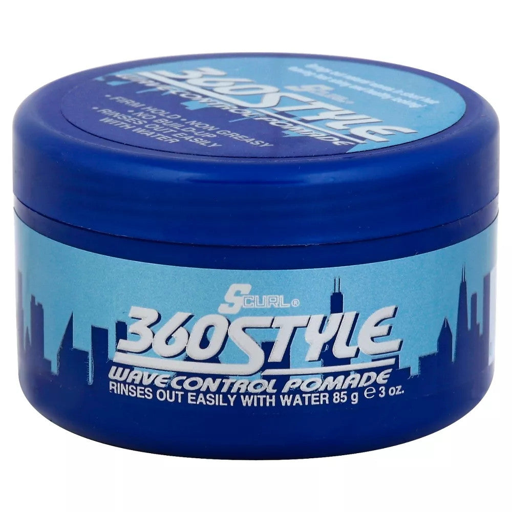 Lusters Scurl 360 Style Wave Control Pomade 3 oz