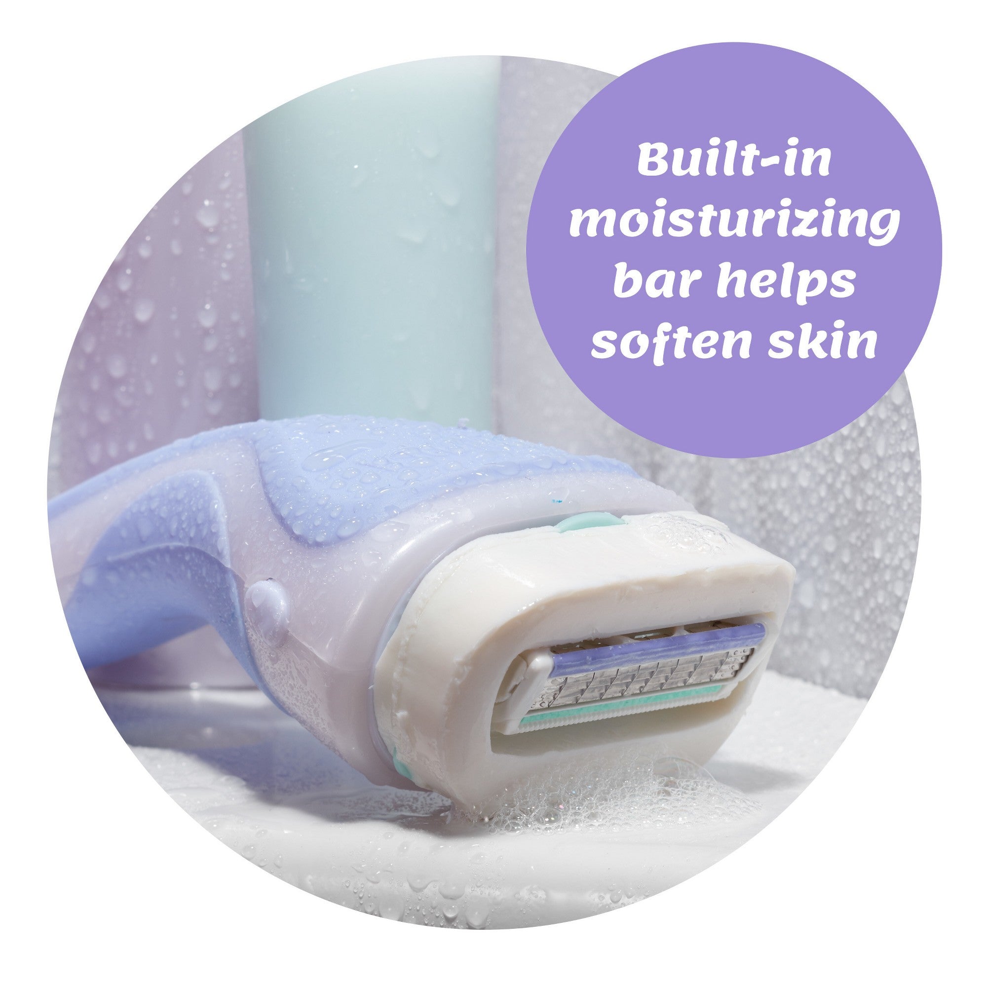 Schick Intuition Pure Nourishment Women's Razor Blade Refills 3ct
