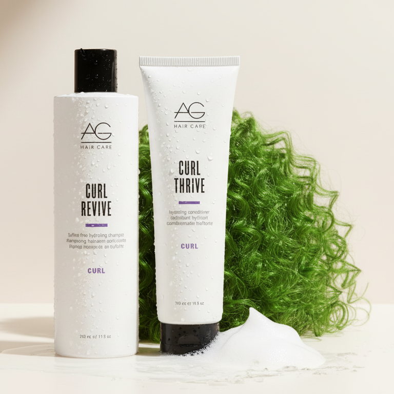 AG Hair Curl Revive/Thrive Shampoo & Conditioner Duo 2 Piece