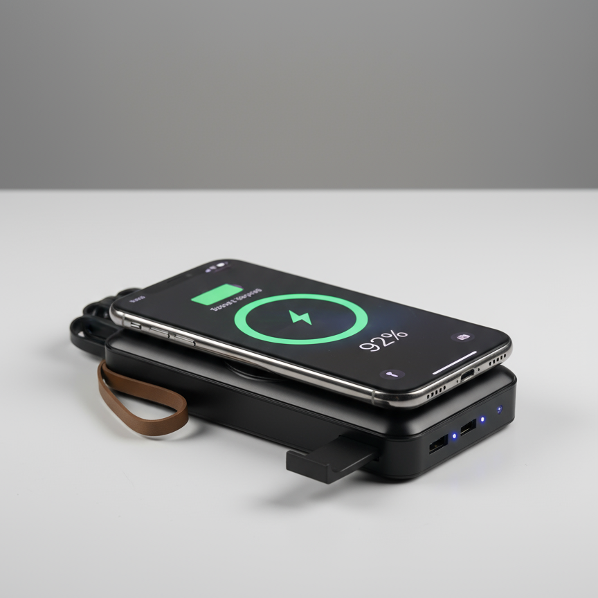 Deejays transit 12x wireless charging power bank – 12,000mAh (model pw12kx)