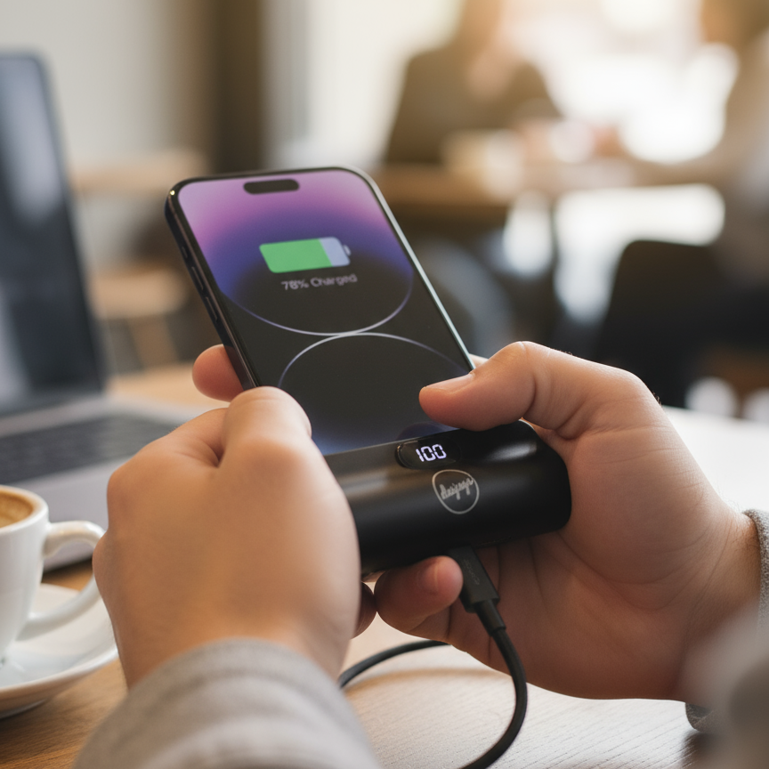 Deejays transit 6k type-c power bank 6,000mAh.