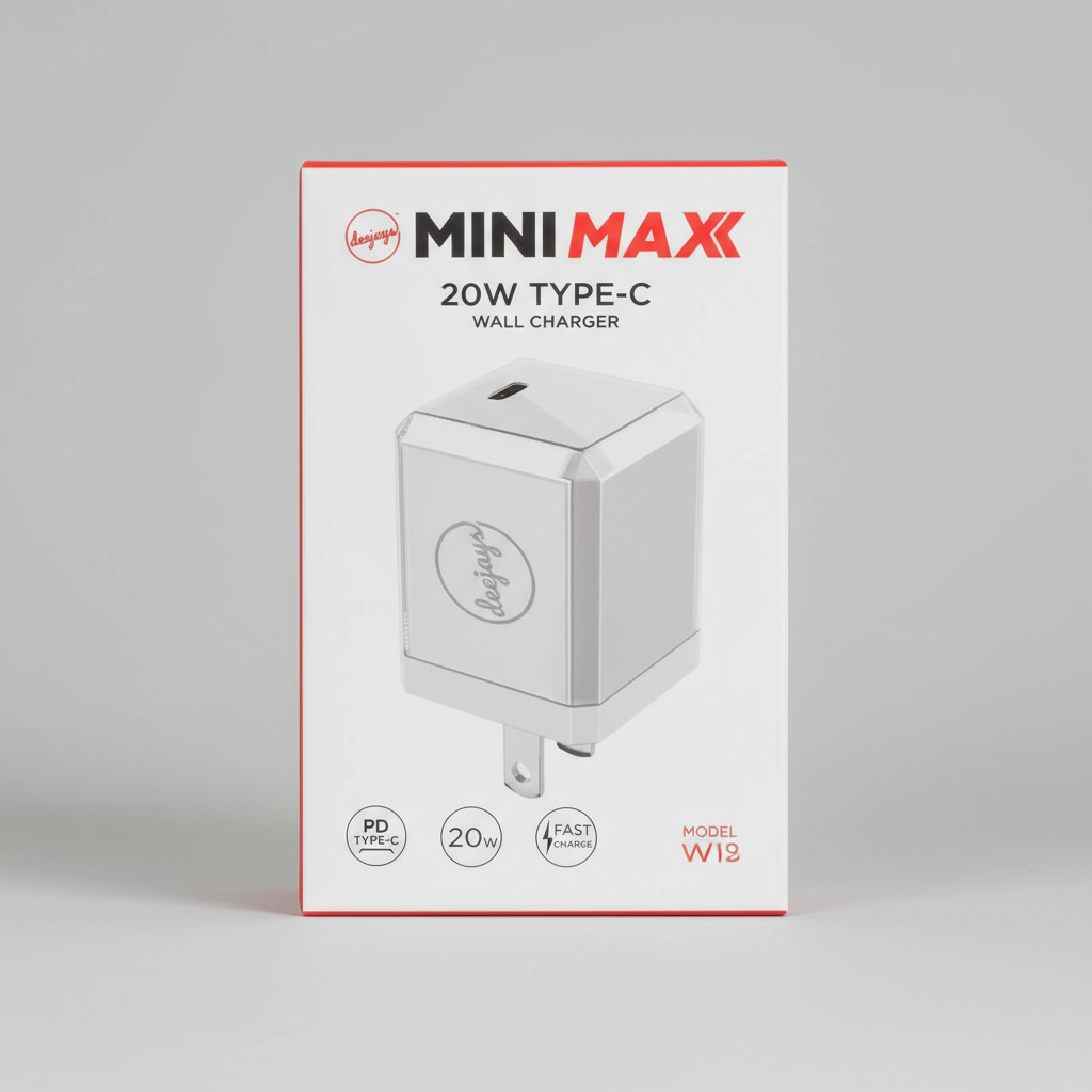Deejays MiniMax 20w type-c wall charger