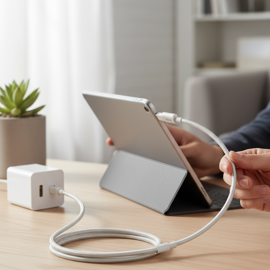 Deejays type-c to type-c charge & sync cable