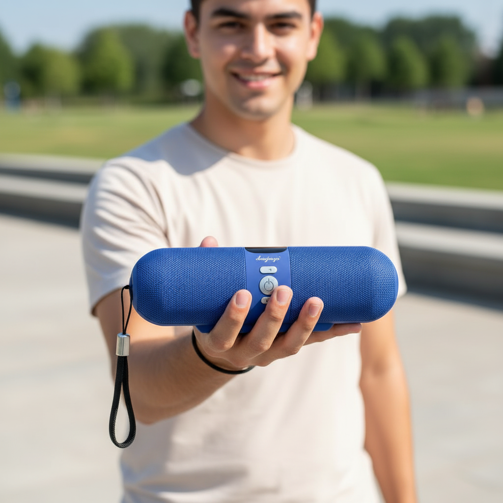 DeeJays Rebel Torpedo Wireless Speaker with PowerBank