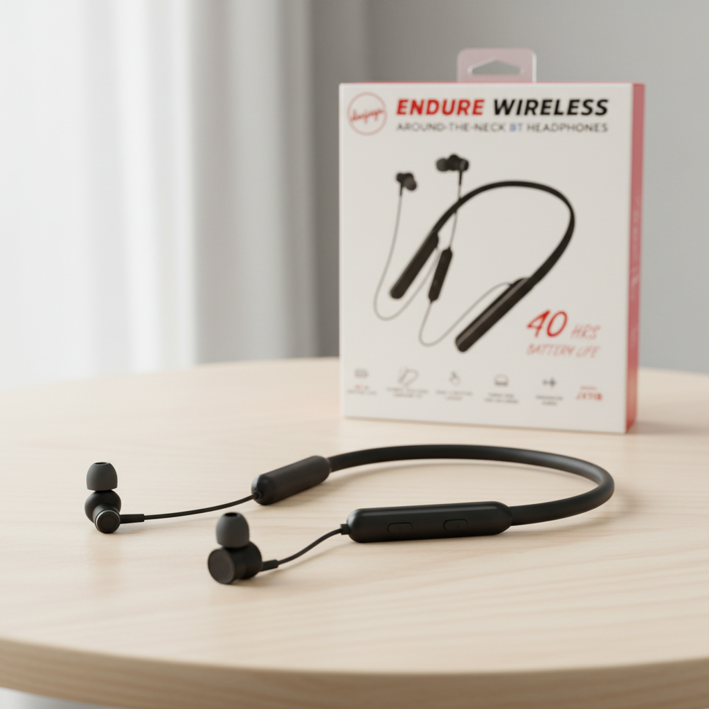 Deejays Endure Wireless Around-the-Neck BT Headphones