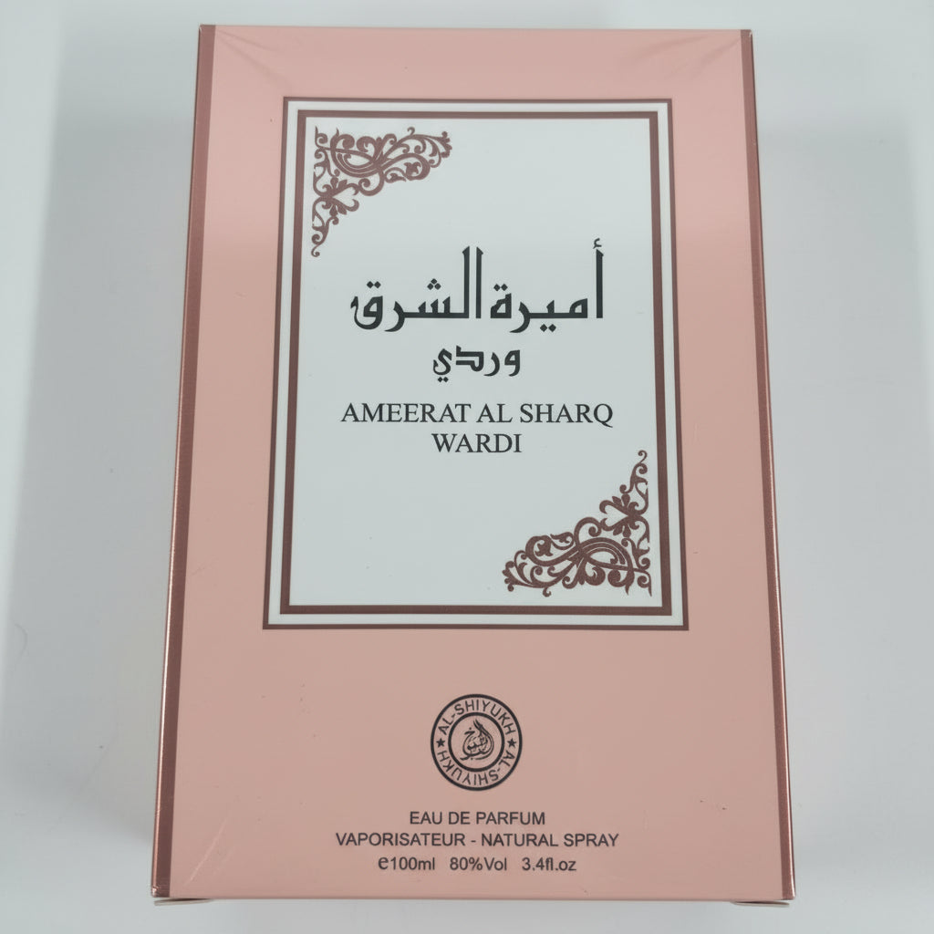 Ameerat Al Sharq Wardi Eau de Parfum – 100ml (3.4 fl.oz.) Natural Spray
