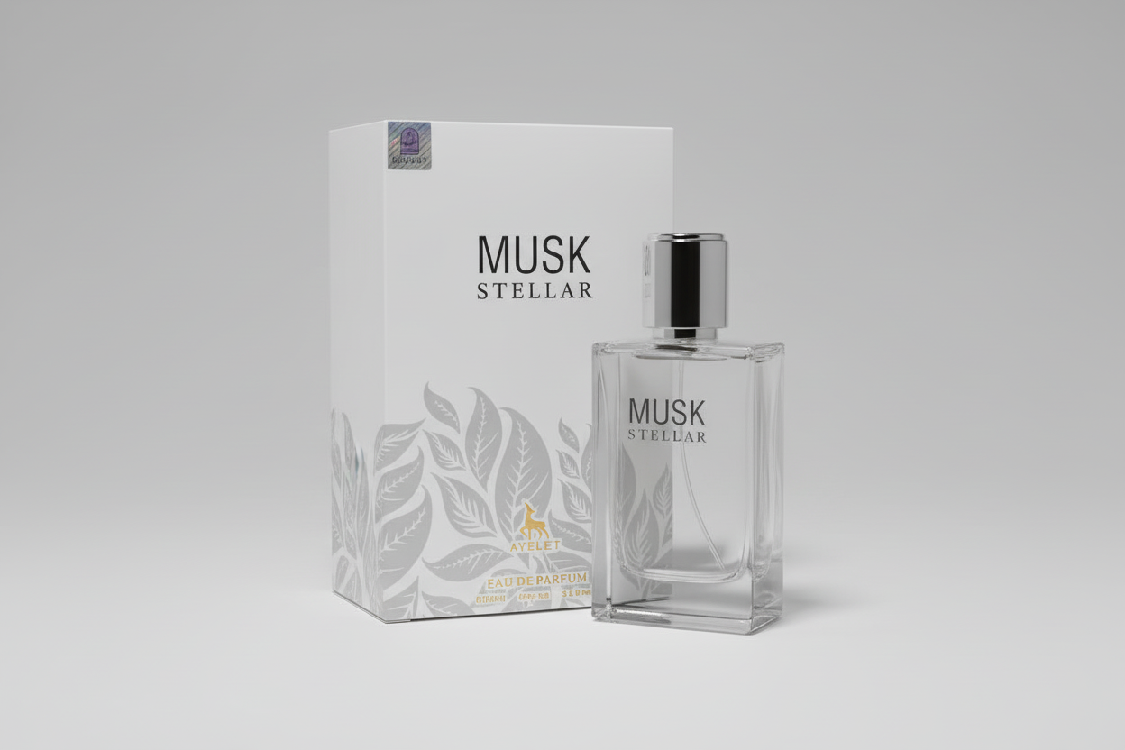 Musk Stellar Eau de Parfum by Ayelet – 100ml (3.4 fl.oz.) Natural Spray
