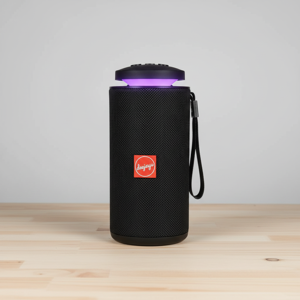 Deejays Rebel DL Portable Bluetooth Speaker with LED Lights