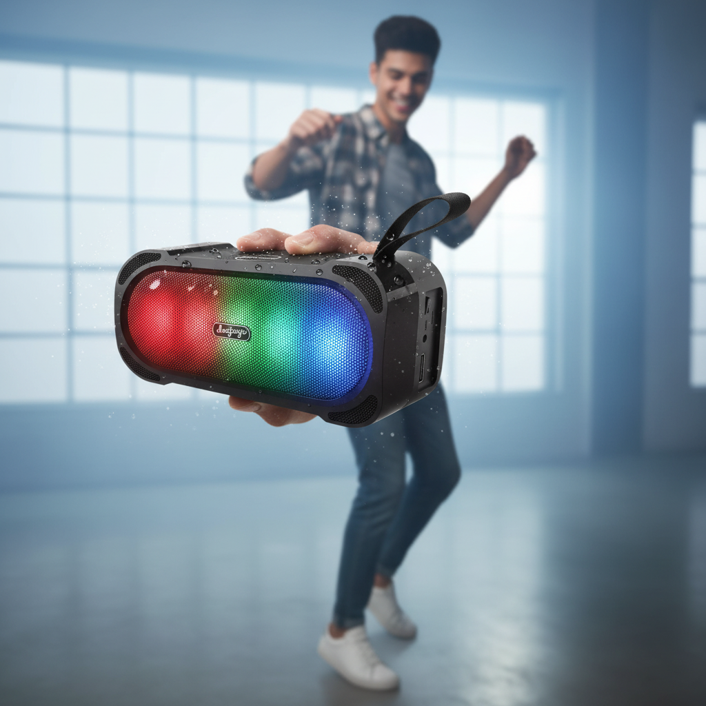 Deejays iRock GlowPro Portable BT Speaker