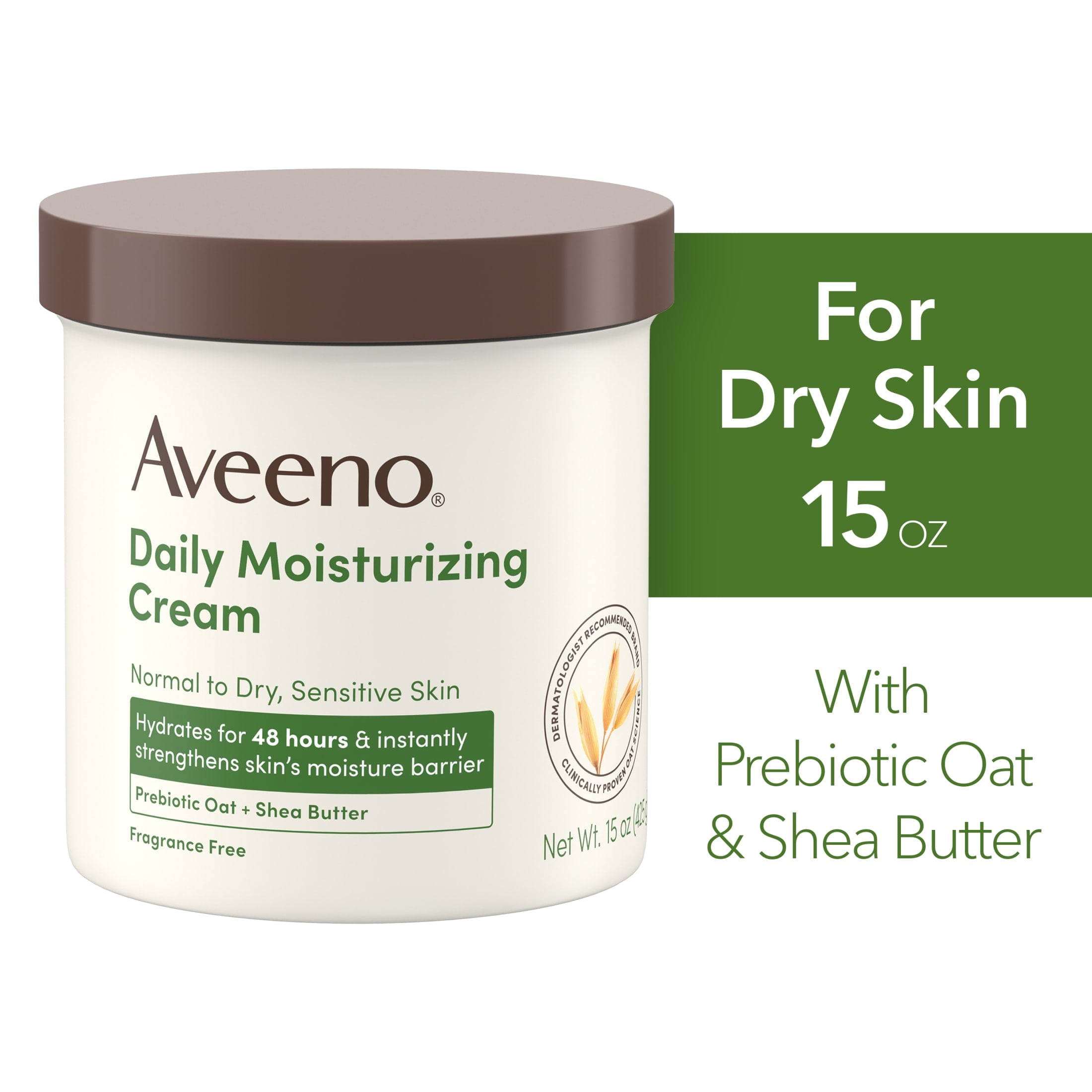 Aveeno Daily Moisturizing Body Cream for Dry Sensitive Skin 15oz