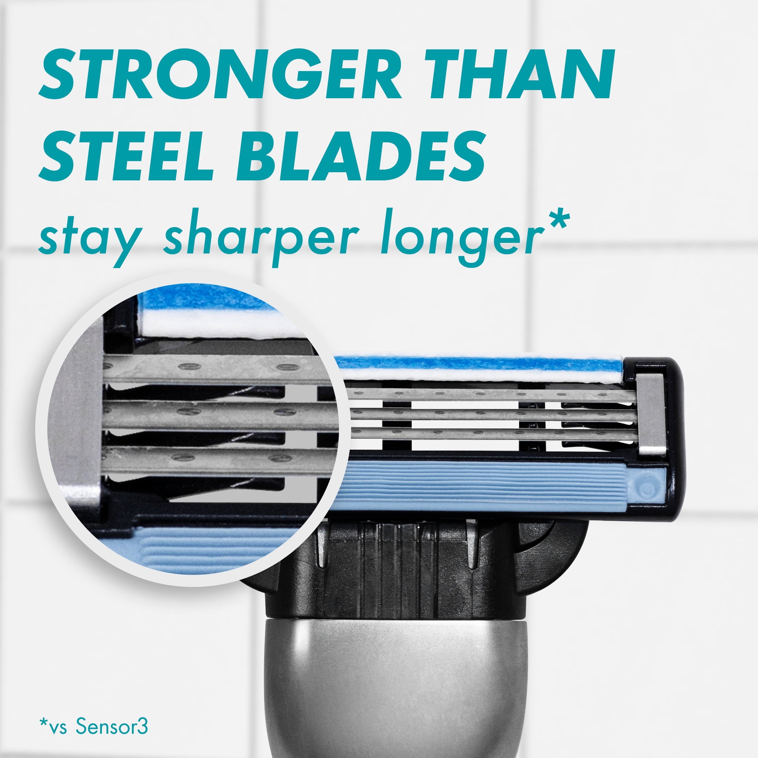 Gillette Mach3 Razor Blade Refills for Men 8 Count