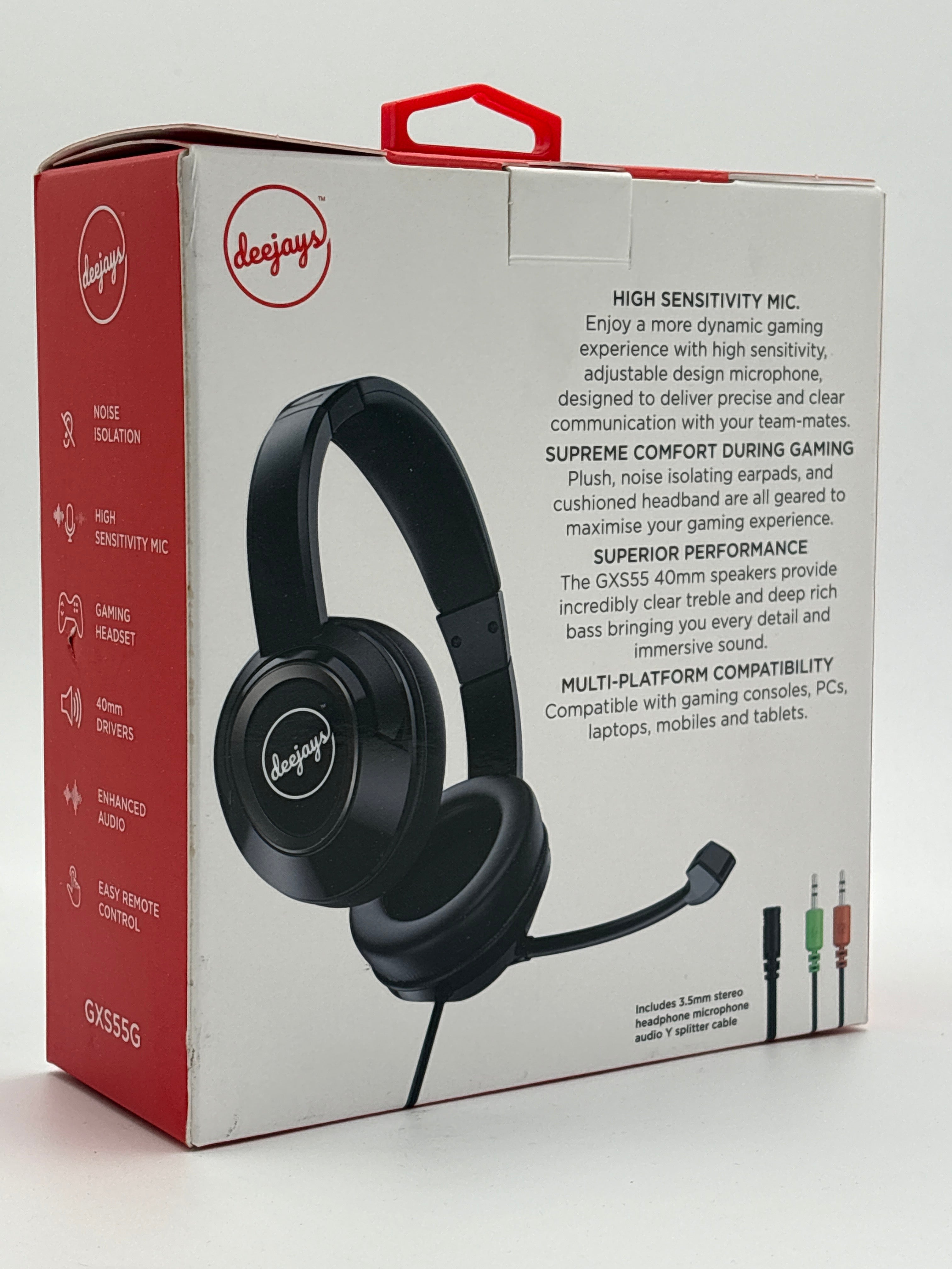 DOLLARS UNIVERSE LLC Leegays GX5559 headset for Xbox One PS4 Nintendo Switch with noise isolation mic and plush cushioned headband