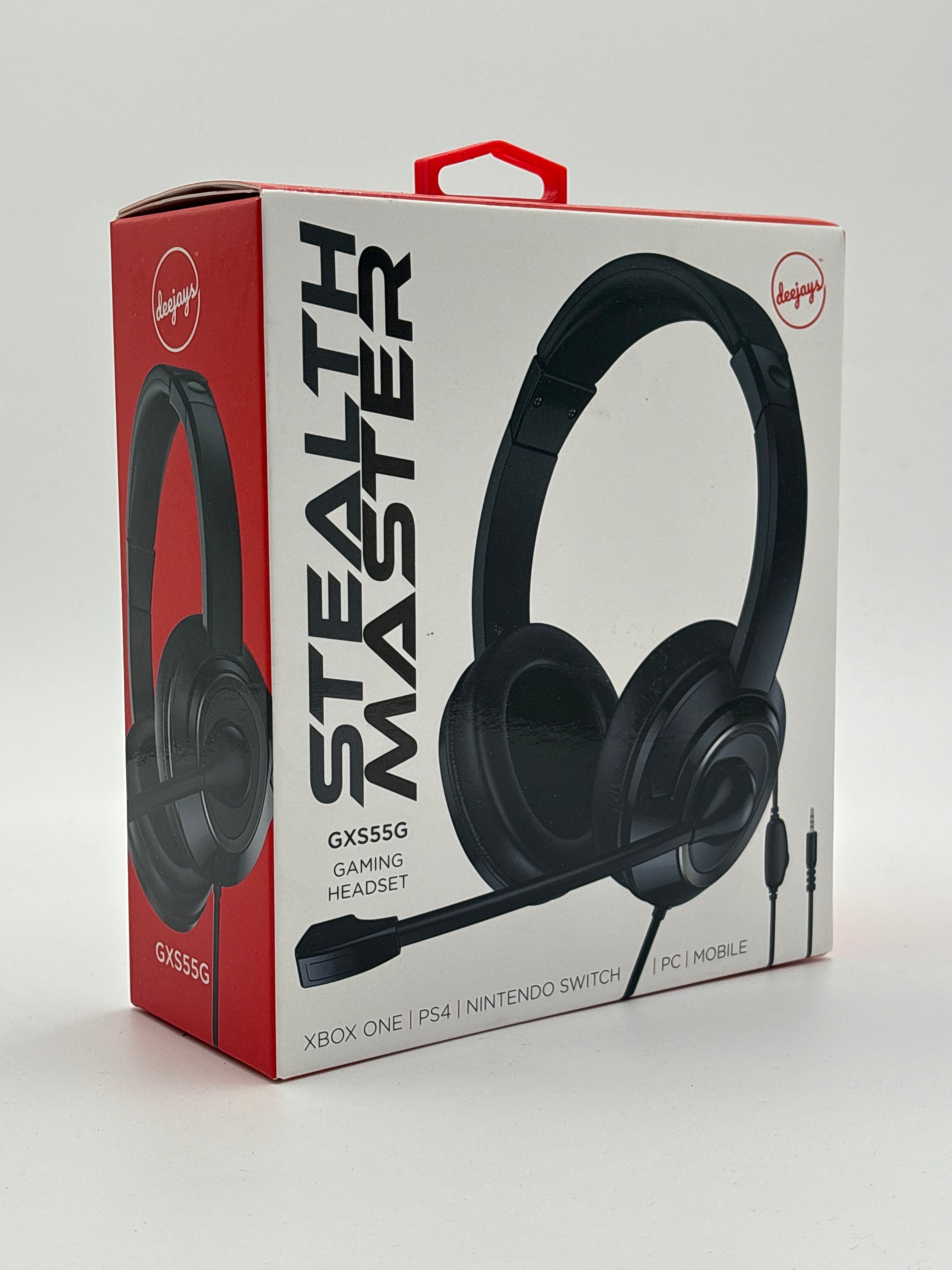 DOLLARS UNIVERSE LLC Stealth Master GX55SG gaming headset for Xbox One PS4 Nintendo Switch in black