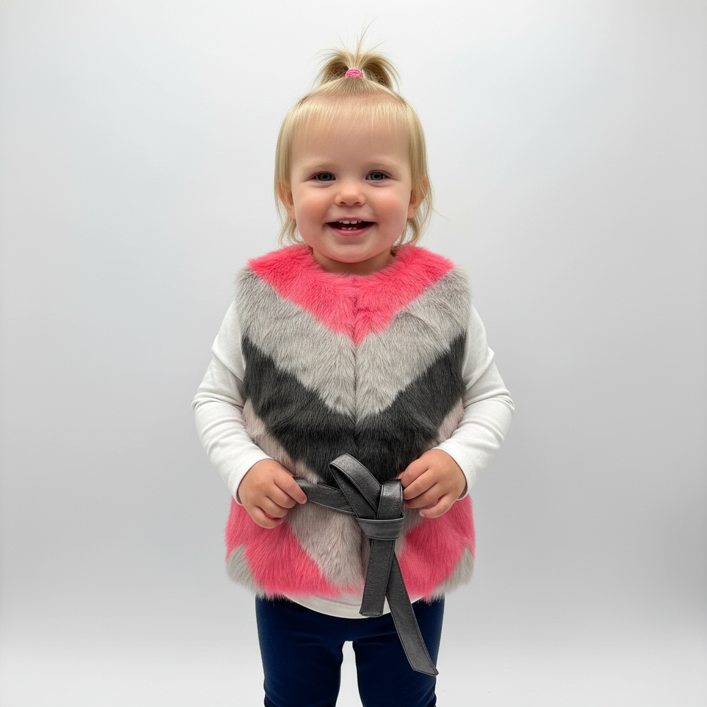 Imoga Faux Fur Vest for Girls – Soft and Stylish Layer for Cool Weather