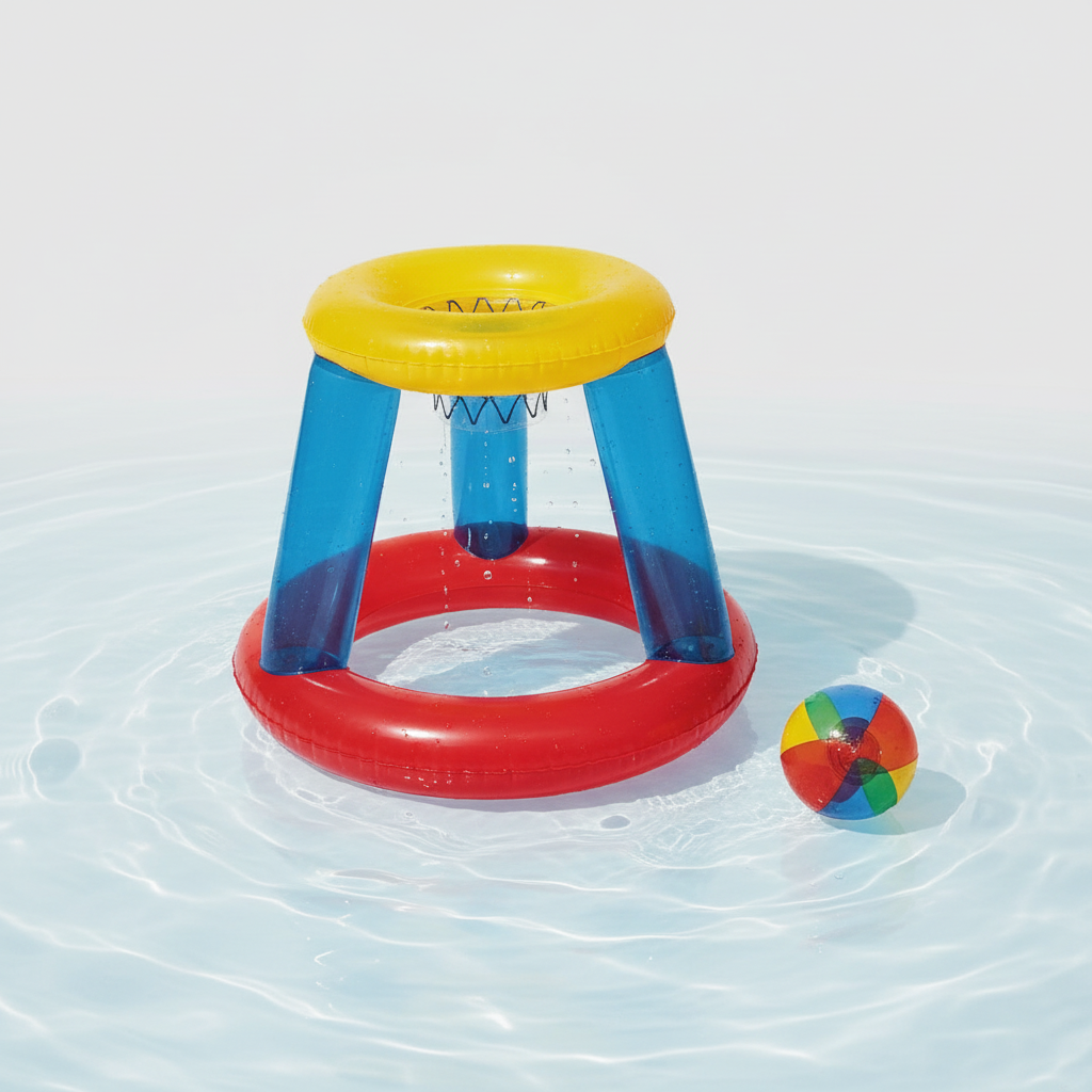 Sun&Sky Floating Basketball Hoop for Pool Fun