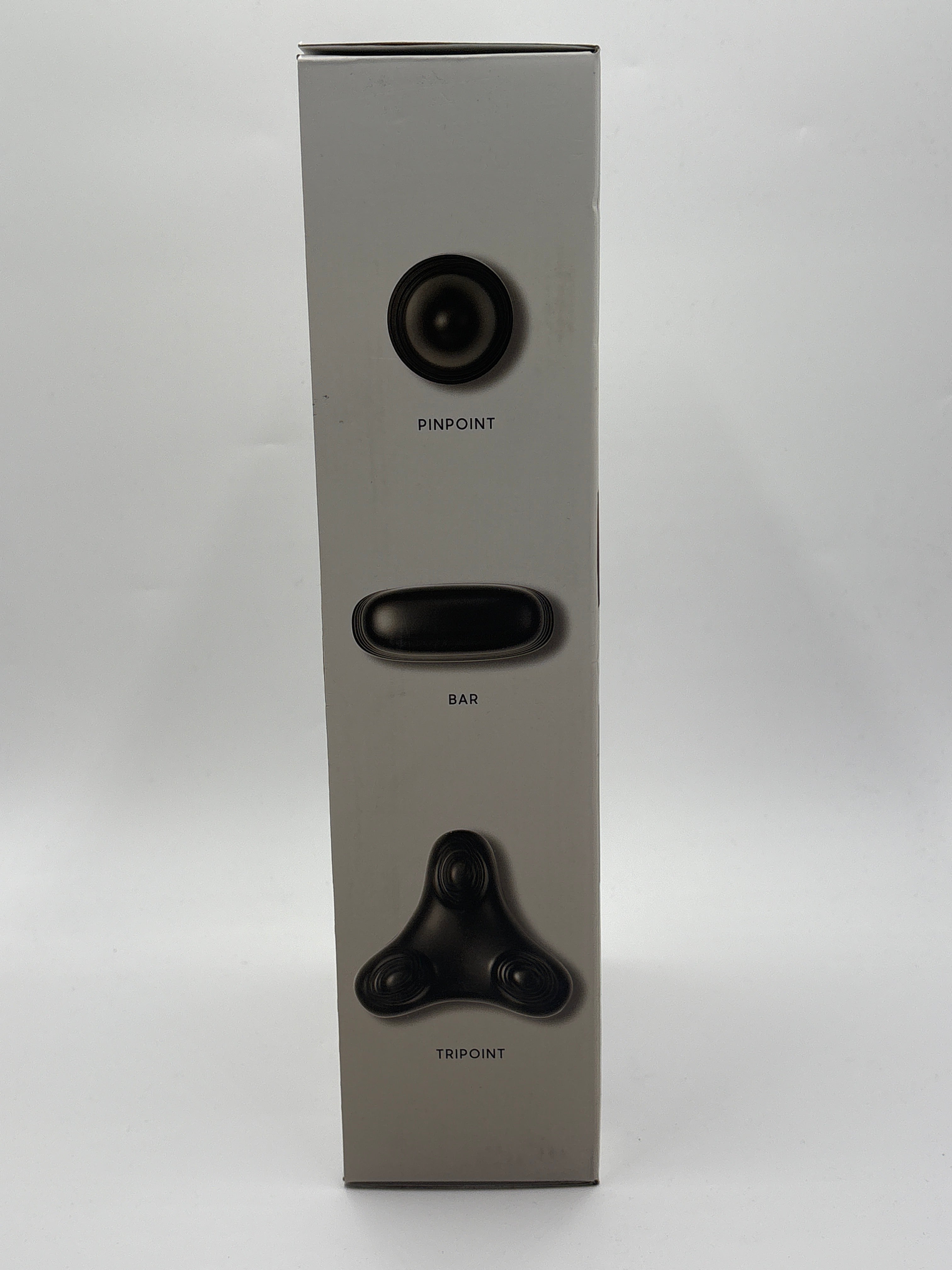 Box of deep tissue percussion massager with pinpoint bar and tripoint attachments by DOLLARS UNIVERSE LLC