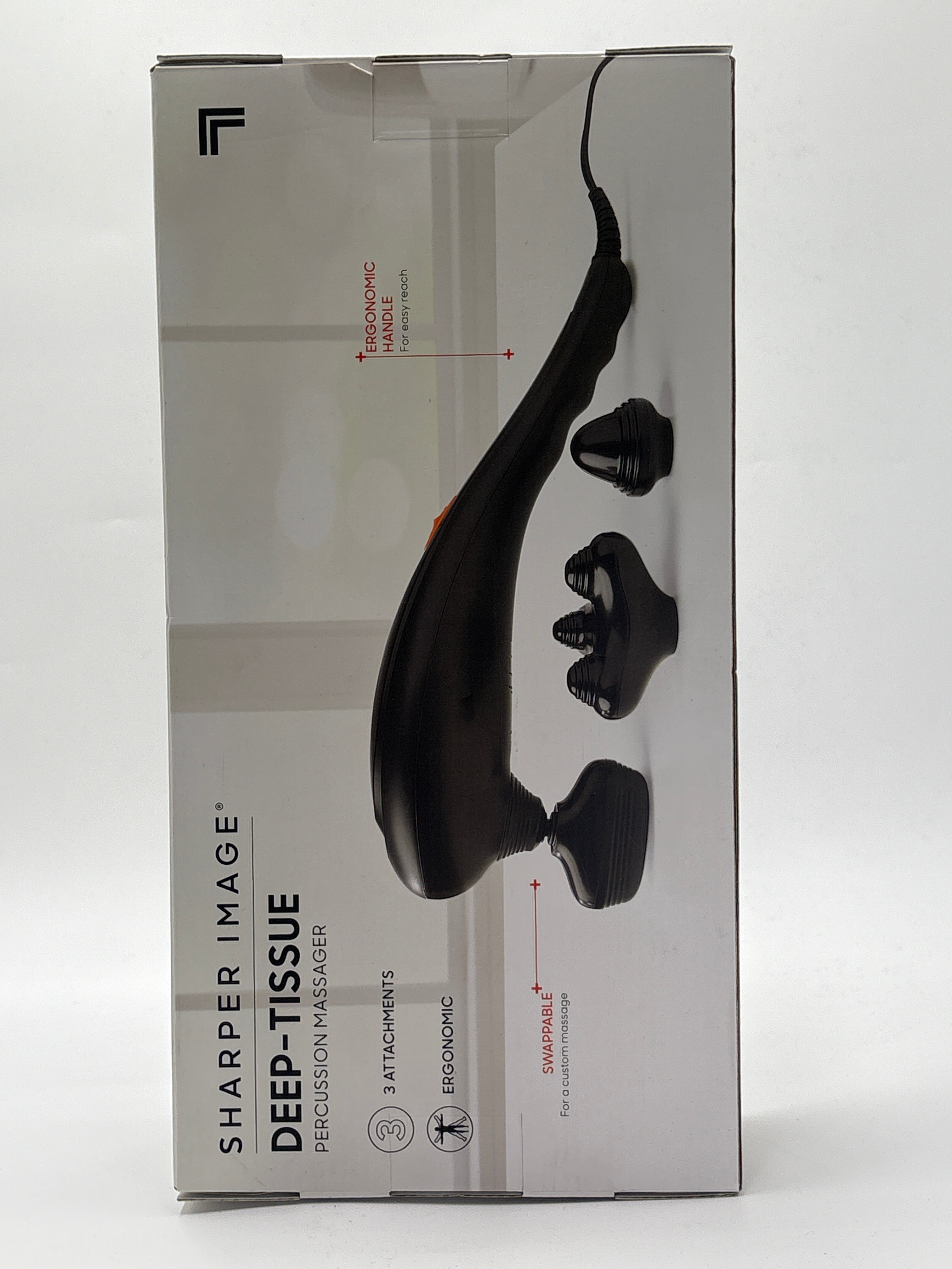 DOLLARS UNIVERSE LLC Sharper Image deep tissue percussion massager with ergonomic design and multiple attachments