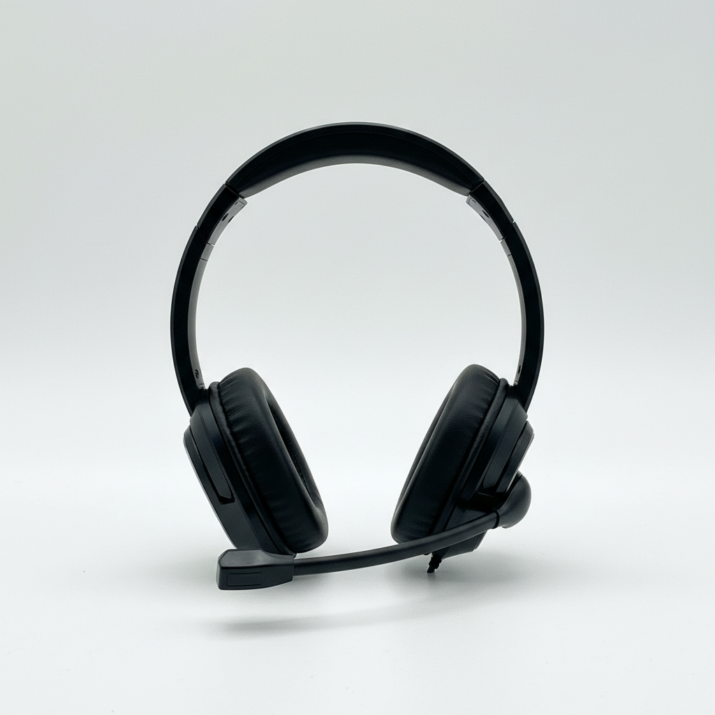 Black gaming headset with microphone by DOLLARS UNIVERSE LLC headset for Xbox One PS4 Nintendo Switch