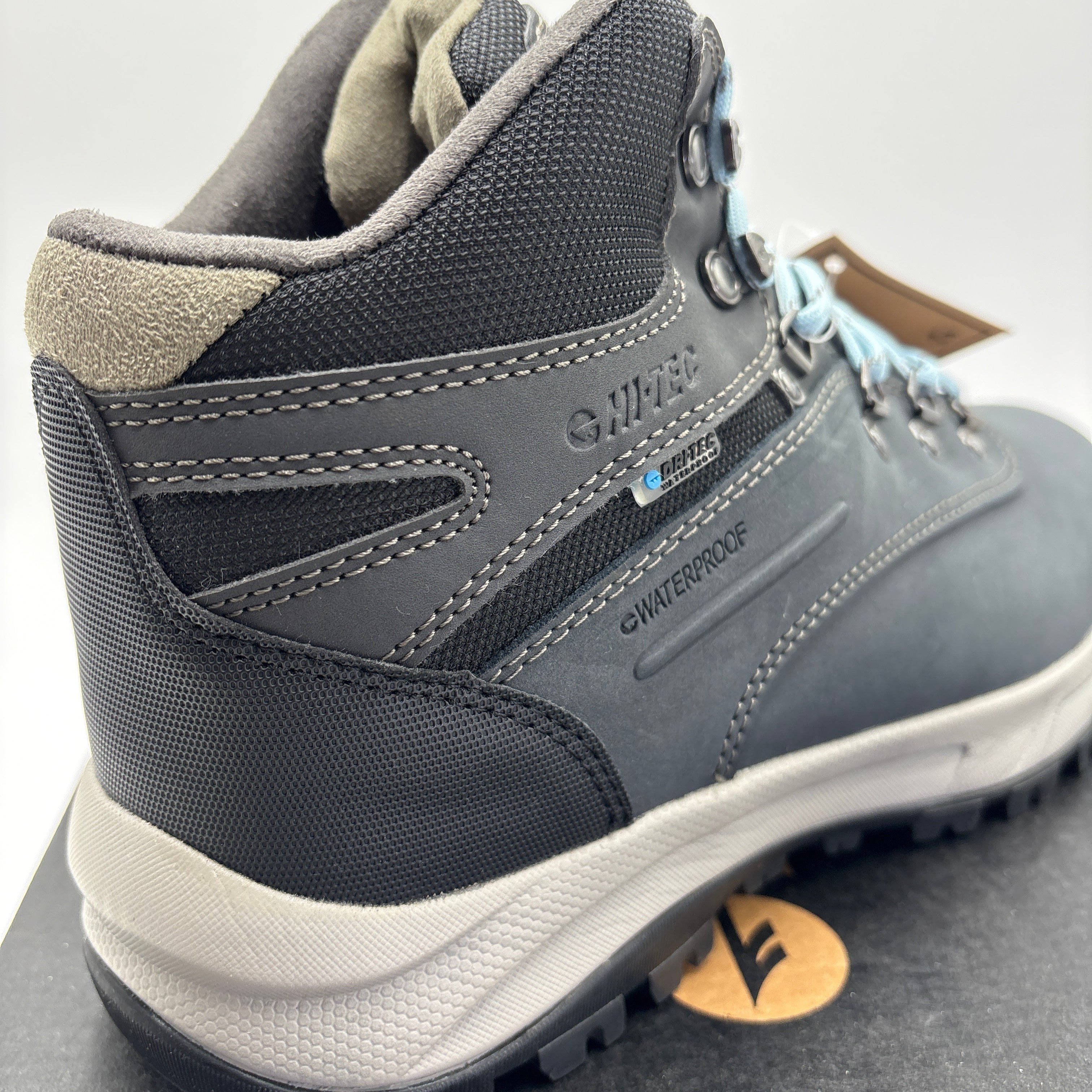 Gray HI-TEC Altitude VI boots for women with waterproof design and durable soles