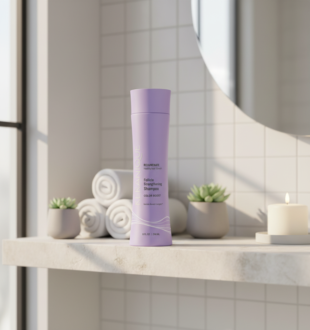 Keranique Color Boost Follicle Strengthening Shampoo for Thicker Hair 8oz - DOLLARS UNIVERSE LLC