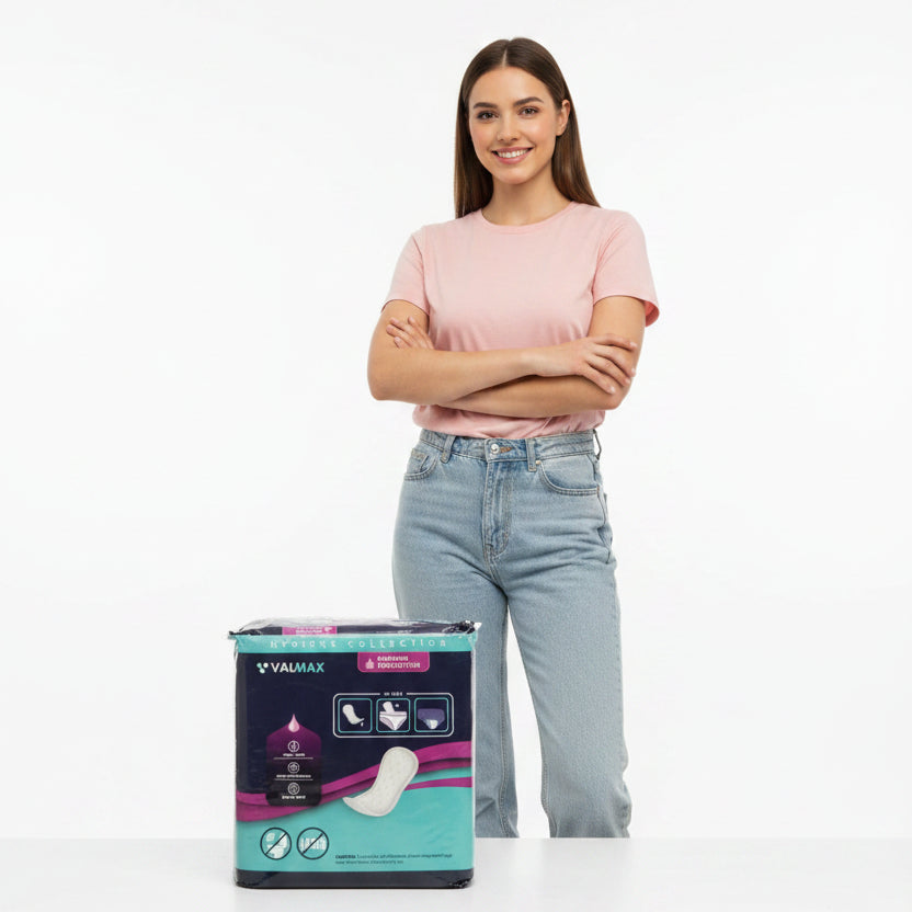 Valmax Daily Incontinence Pads Regular Moderate Absorbency 20 Count