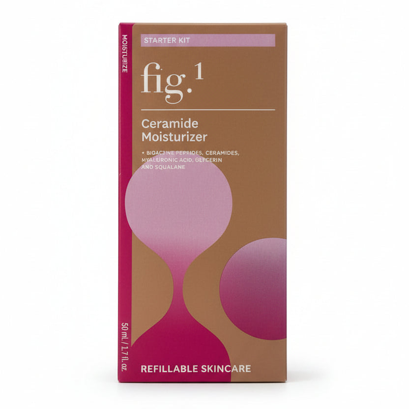 Fig.1 Beauty Ceramide Moisturizer Starter Kit with 1.7oz Refill